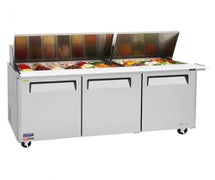 Basic Sandwich/Salad Prep Table - Mega Top Unit, 3 Doors, 23 Cu. Ft., 1/2 HP