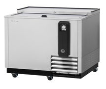 Bottle Cooler - 36-3/4"W, Solid Doors on Top, Stainless Steel