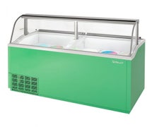 Turbo Air TIDC-70 Ice Cream Dipping Cabinet - 16.07 Cu. Ft., Green