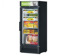 Deluxe Swing Glass Door Freezer - 1 Door, 4 Shelves, 15.9 Cu. Ft., Black