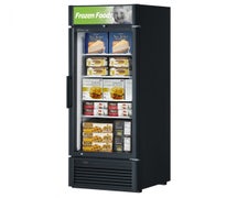 Deluxe Swing Glass Door Freezer - 1 Door, 4 Shelves, 21.1 Cu. Ft., Black