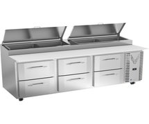 Victory VPPD93-6 Ultraspec Series Pizza Prep Table, Three-Section