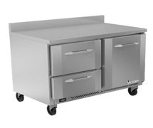 Victory VWFD48-2 Ultraspec Series Worktop Freezer Counter, Two-Section