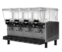 Vollrath VBBD4-37-S Refrigerated Beverage Dispenser, (4) 3.2 Gallon Bowls with Stirring Paddle