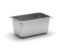 Central Restaurant 222046931 22 Gauge Stainless Steel Steam Table Pan, Fourth-Size, 4-1/2 Quart