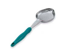 Vollrath 6422655 - Spoodle - Color Coded 6 oz. Perforated, Teal Handle, Oval