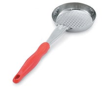 Vollrath 6422865 - Spoodle - Color Coded 8 oz. Perforated, Orange Handle, Round