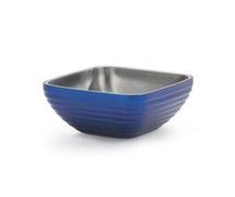 Colored Insulated Serving Bowl, Square, 3/4 Qt., Cobalt Blue