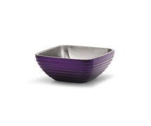 Colored Insulated Serving Bowl, Square, 3-3/16 Qt., Passion Purple