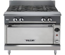 Vulcan V6B36C Heavy Duty Natural Gas Range, 36"W, Convection Oven, 6 Burners