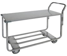 Hubert Galvanized Steel Utility Cart - 50 2/5"L x 20"W x 40"H