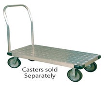 Wesco 273601 Commercial Thrifty Aluminum Tread Platform Truck, No Casters