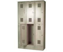 Winholt WL-6 Box Lockers, 6 Person Unit - 36"Wx12"Dx78"H
