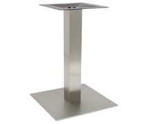 Art Marble Furniture 17" Square Stainless Steel Bar Height Table Base