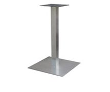 Art Marble Furniture SS05-23H Stainless Steel Square Table Base, 40-3/4"H