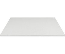 Art Marble Furniture Q400 Series - 24"x30" Quartz Table Top, Snow White