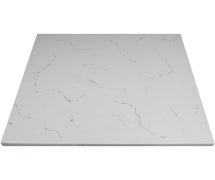Art Marble Furniture - Quartz Table Top, 30"x30", Cerrera White