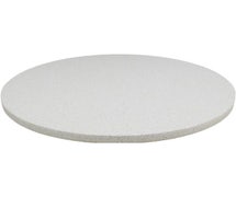 Art Marble Furniture Q-403 24R Quartz Table Top, 24" Diam., Snow White