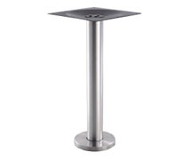 Art Marble Furniture SS15-7D - Stainless Steel Floor Mount Table Base, Dining Height