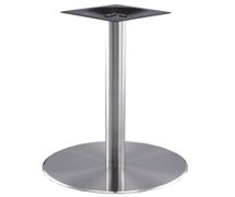 Art Marble Furniture 28" Round Stainless Steel Dining Height Table Base