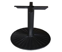 Art Marble Furniture 28" Round Sun Beam Black Semi-Gloss Dining Height Table Base