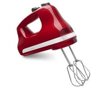 KitchenAid KHM512 5-Speed Ultra Power Hand Mixer, Red