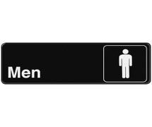 Tablecraft 394515 Mens Restroom Contemporary Symbol Sign