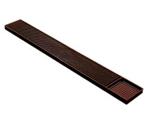 Spill-Stop 160-00 Rubber Bar Mat, Fits up to Six Drinks, Brown