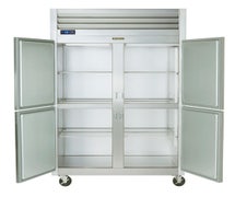 Reach In Freezer - Four Half Doors, 46 Cu. Ft. Capacity, Right,Right