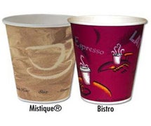 Paper Hot Beverage Cups - 4 oz. Capacity, Red