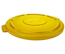 Rubbermaid FG263100YEL BRUTE 32-Gallon Round Trash Can Lid, Yellow
