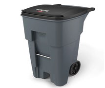 Rubbermaid  FG9W2100GRAY Brute 65-Gallon Rollout Trash Container, Gray