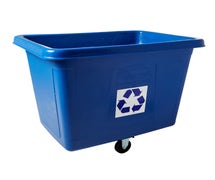 Rubbermaid FG461673BLUE 16 Cubic Foot Recycling Truck, Blue