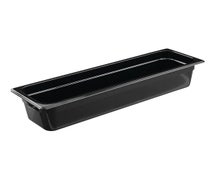 Half Size Long Multi-Use Hot Food Pan, 5-1/2 Quart, Black