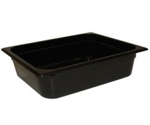Half Size Multi-Use Hot Food Pan, 6-3/8 Quart, Black