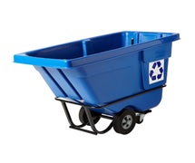 Rubbermaid FG130573BLUE 0.5 Cubic Yard Recycling Tilt Truck, Blue