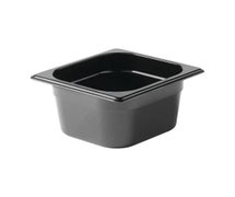 Sixth Size Multi-Use Hot Food Pan, 1-11/16 Quart, Black