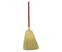 Rubbermaid FG638400ORAN Heavy-Duty Corn Broom, Case of 12 