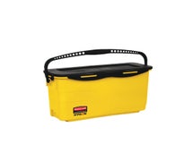 Rubbermaid 1791802 Hygen Microfiber Charging Bucket with Sieve, Yellow