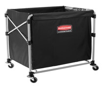 Rubbermaid 1881750 8-Bushel Single-Section Collapsible Laundry Cart