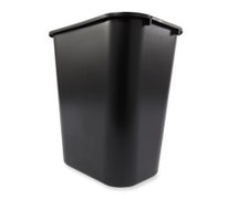 Rubbermaid FG295700BLA Large Wastebasket, 41 Qt., Black