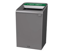 Rubbermaid 1961627 - Configure 1 Stream 23G Grey Stenni Recycling Container, Organic Waste