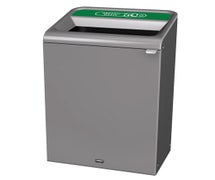Rubbermaid 1961506 - Configure 1 Stream 33G Grey Stenni Recycling Container, Organic Waste