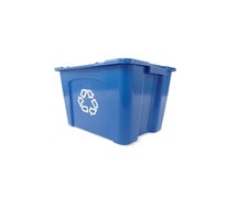 Rubbermaid FG571473BLUE 14 Gallon Blue Recycling Bin