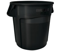 Rubbermaid 1779739 Brute 55-Gallon Round Trash Can, Black