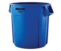 Rubbermaid 1779732 Brute 55-Gallon Round Trash Can, Blue