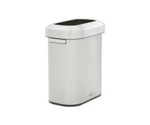 Rubbermaid Refine 2147581 Slim Stainless Steel Trash Can - 15 Gallon