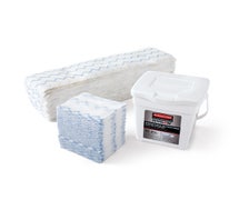 Rubbermaid Hygen Disposable Microfiber Cloth Starter Kit, 160 Cloths