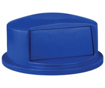 Rubbermaid 1829398 Brute Dome Top Lid for 32-Gallon Trash Containers, Blue
