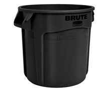 Rubbermaid 1926827 Brute 10-Gallon Round Trash Can, Black